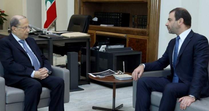 الرئيس عون عرض مع أفيوني لشؤون وزارة الدولة لشؤون تكنولوجيا المعلومات