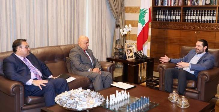 الرئيس الحريري بحث مع كومارجا في المشاريع الممولة من البنك الدولي