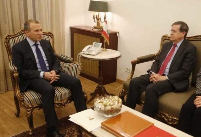 الوزير باسيل التقى ساترفيلد