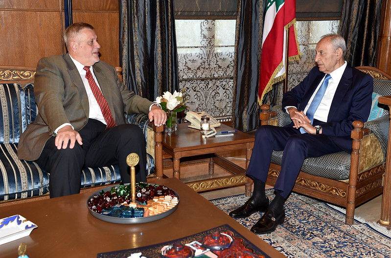 الرئيس بري استقبل كوبيش والمستشار الثقافي الايراني