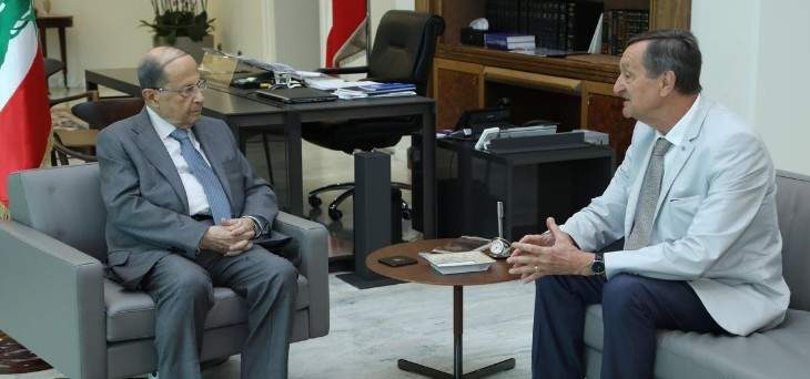 الرئيس عون التقى نائبا فرنسيا وعرض معه العلاقات بين البلدين