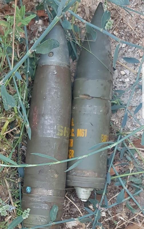 العثور على قذيفتي هاون قديمة في كفرحاتا