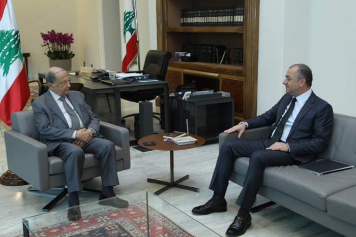الرئيس عون عرض مع بو صعب الاوضاع الامنية