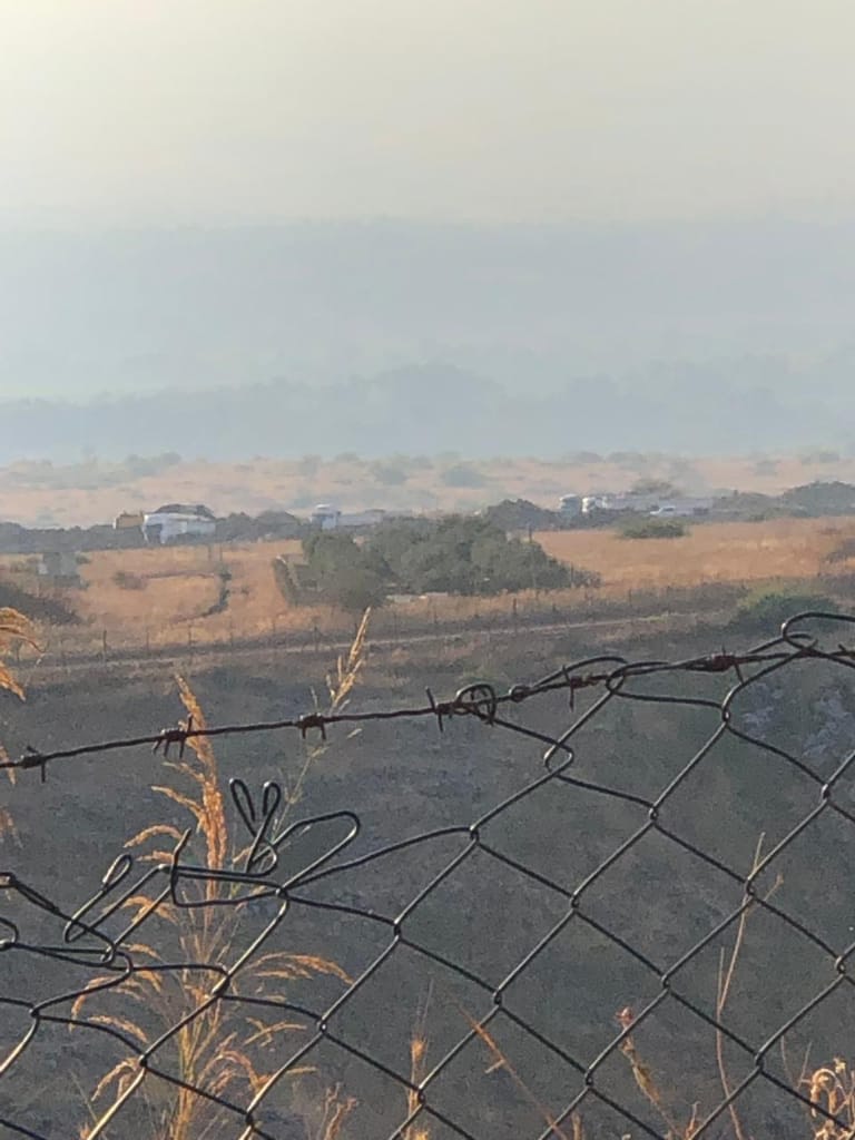 العدو الاسرائيلي استأنف اعمال الحفريات ورفع السواتر الترابية قرب السياج التقني مقابل منتزهات الوزاني