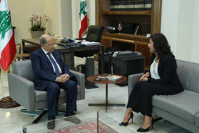 الرئيس عون استقبل رئيسة هيئة التشريع والاستشارات القاضية جويل فواز