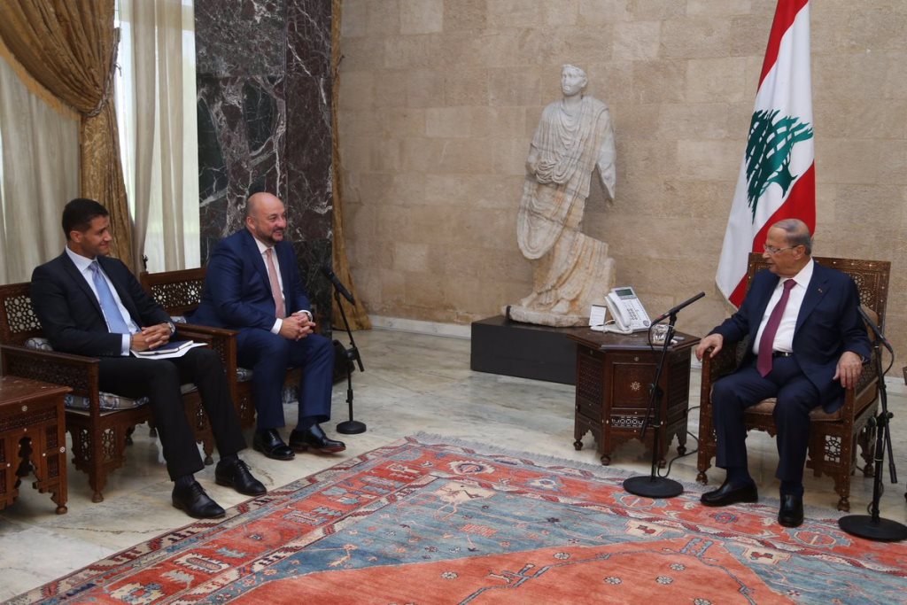 الرئيس عون عرض العلاقات الثنائية مع نائب رئيس الوزراء ووزير الاقتصاد والصحة بحكومة لوكسمبورغ