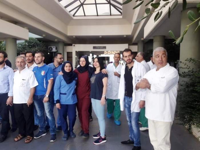 اعتصام للعاملين في مستشفى نبيه بري الحكومي للمطالبة بسلسلة الرتب والرواتب