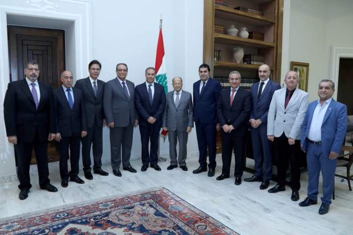 الرئيس عون استقبل وفد نقابة الصرافين في لبنان