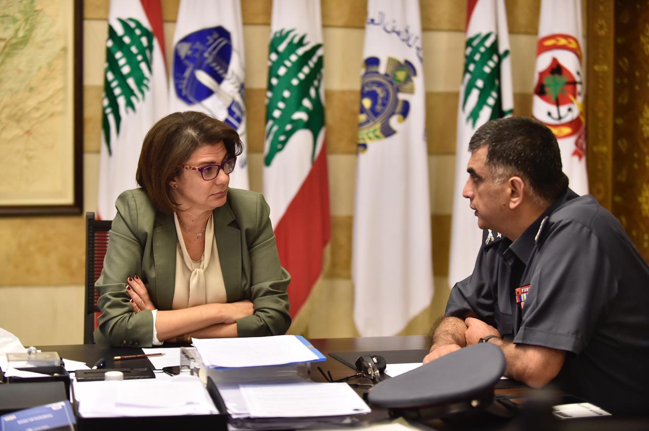 الوزيرة الحسن التقت اللواء عماد عثمان