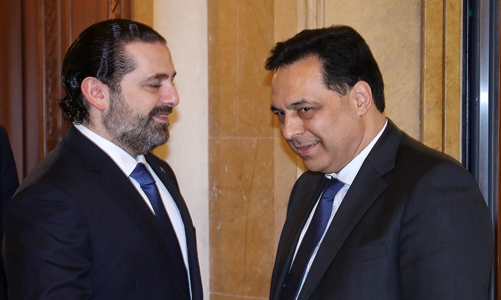 الرئيس سعد الحريري يصل إلى السراي الحكومي