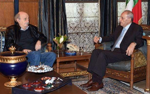 الرئيس بري التقى جنبلاط في عين التينة