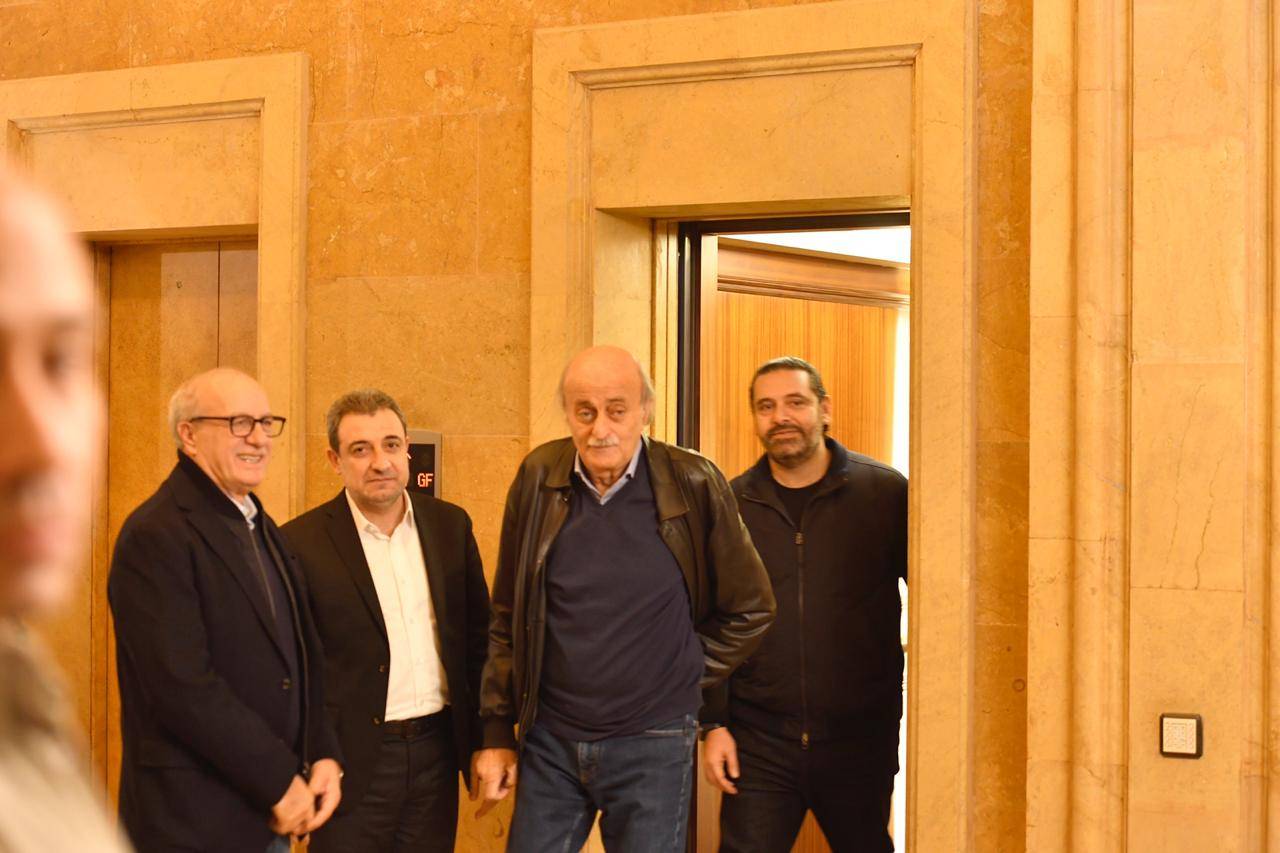 الرئيس الحريري التقى جنبلاط في بيت الوسط