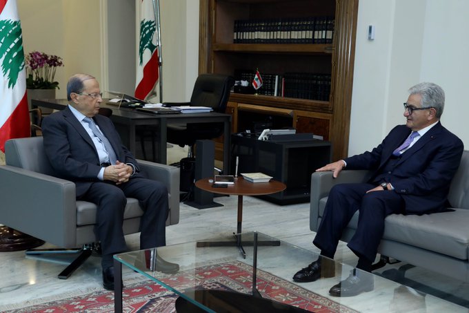 الرئيس عون استقبل رئيس جمعية المصارف سليم صفير