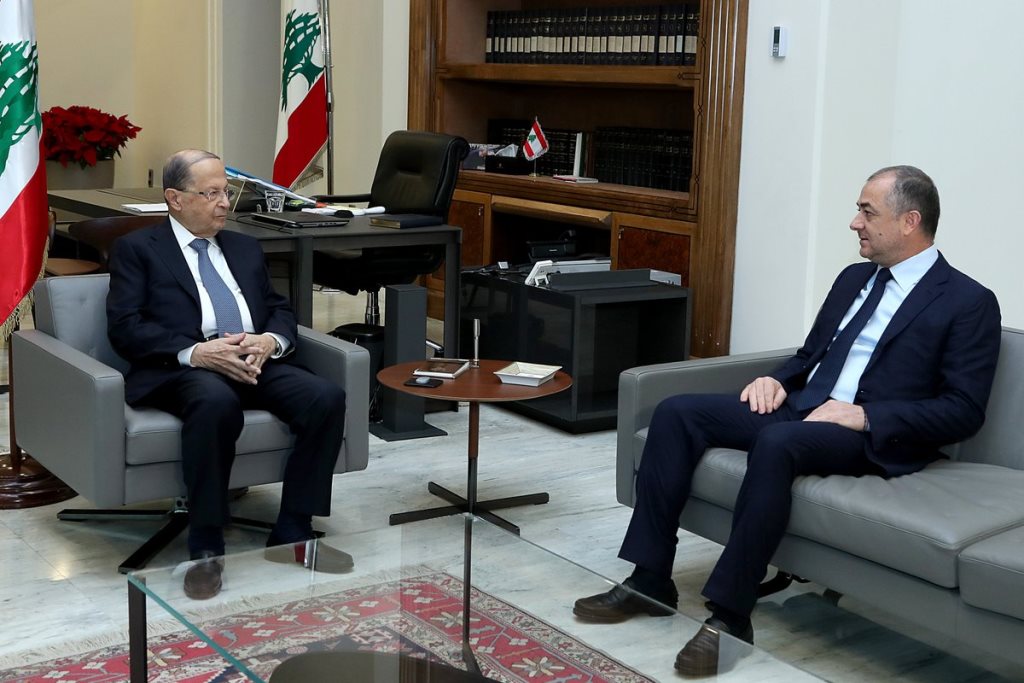 الرئيس عون استقبل النائب الياس بوصعب.