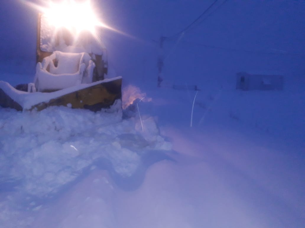 الثلوج قطعت طرقا في محافظة عكار