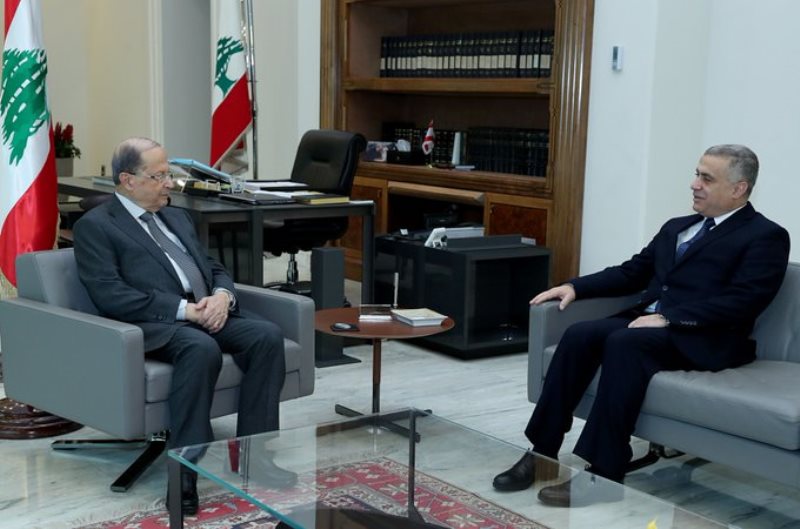 الرئيس عون استقبل النائب ادغار طرابلسي