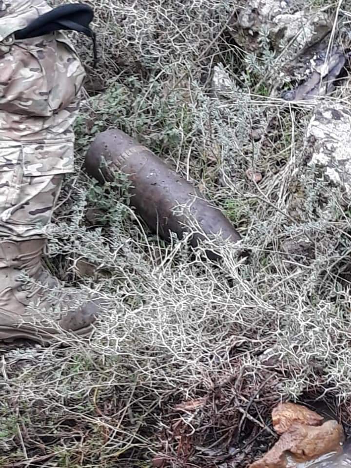 قذيفة غير منفجرة في كفرحمام