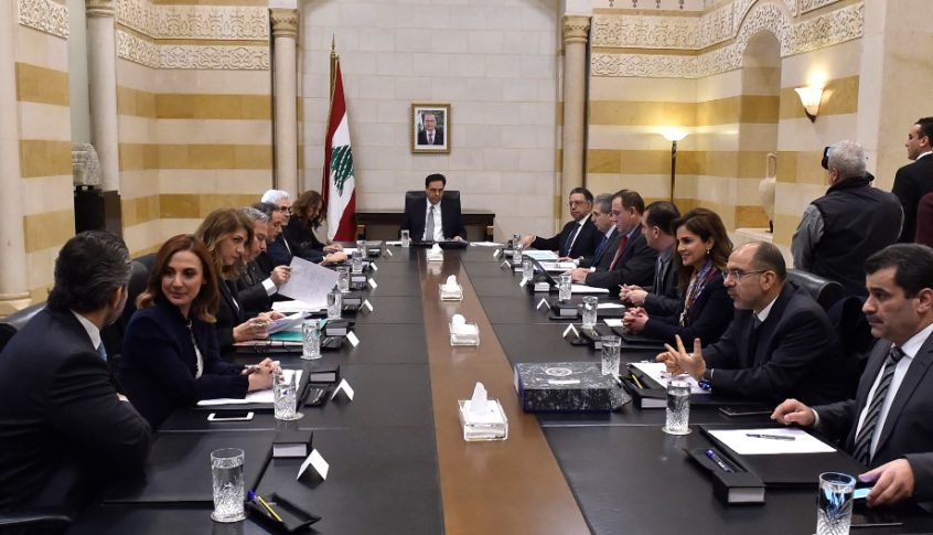 جلسة للجنة صياغة البيان الوزاري برئاسة دياب اليوم.