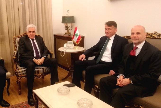 وزير الخارجية  بحث والمفوّض العامّ للأونروا اوضاع اللاجئين الفلسطينيين