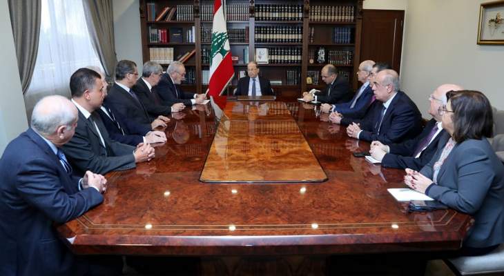 الرئيس عون شدّد على اهمية استعادة القطاع السياحي عافيته