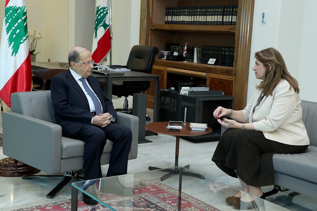 رئيس الجمهورية بحث مع نجم في تفعيل العمل القضائية