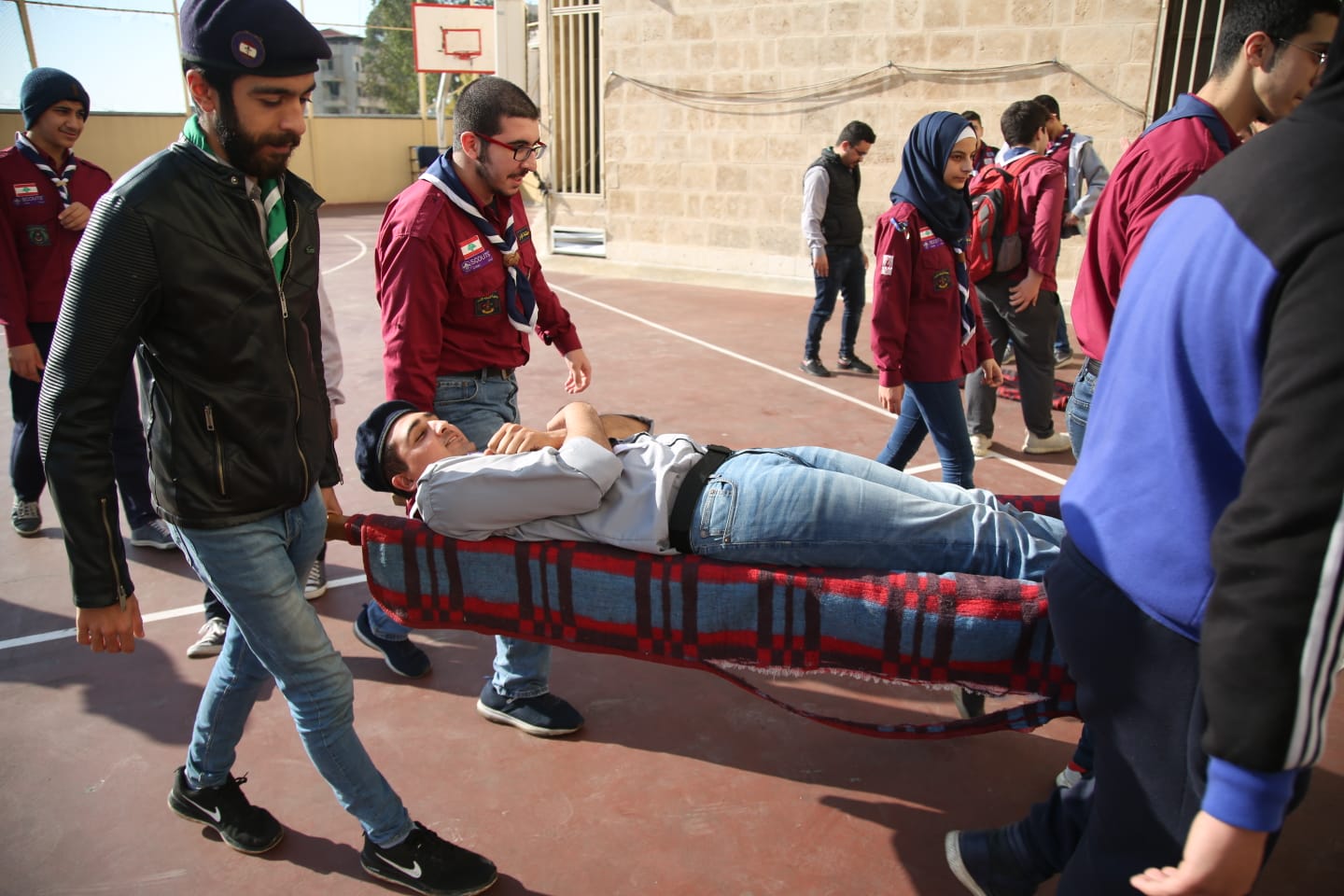 ورشة عن الإسعافات الأولية لكشافة المشاريع في بشامون