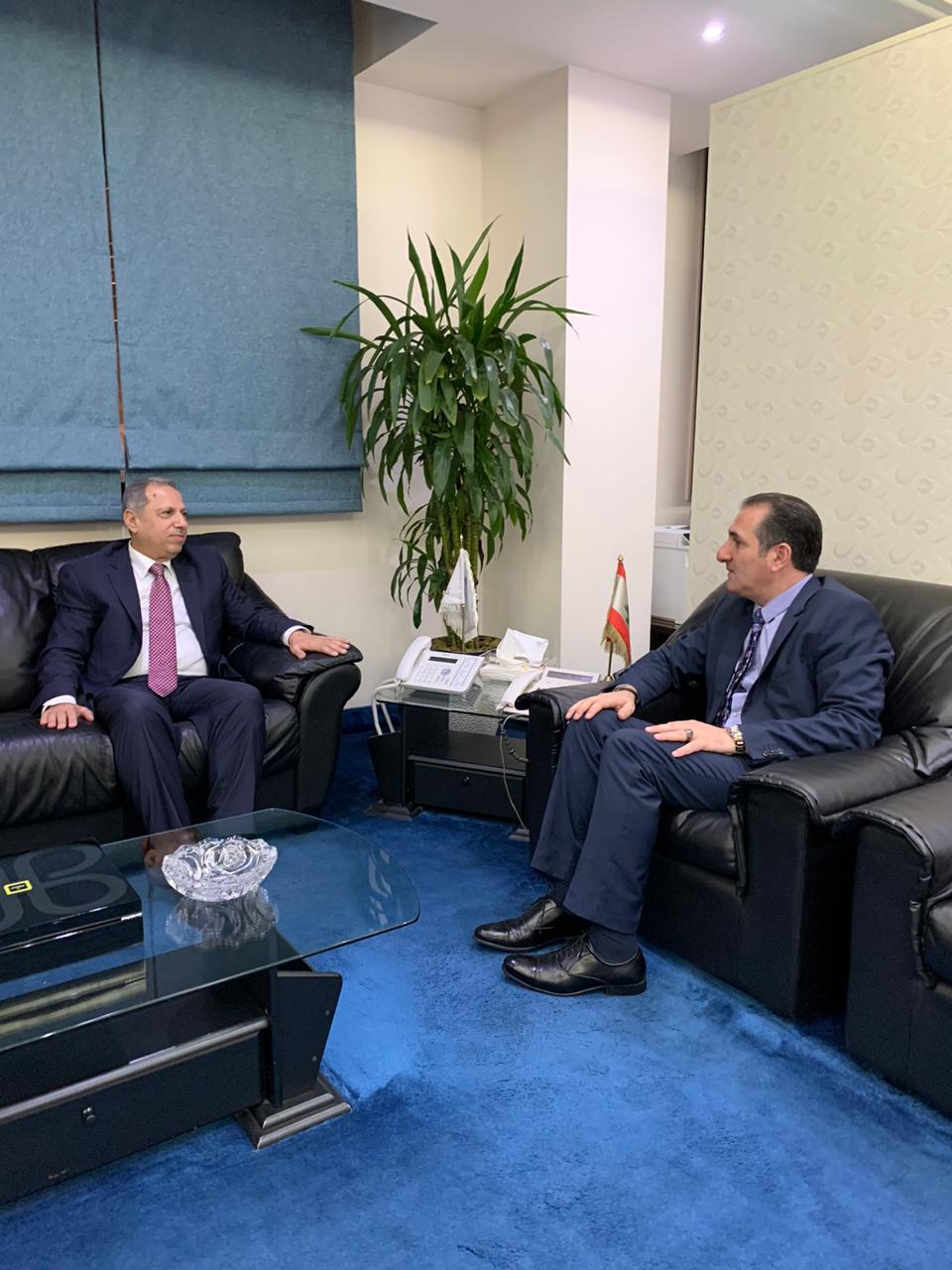 النائب عدنان طرابلسي بحث مع وزير الاتصالات في مشاكل القطاع والتقى وفودا بيروتية