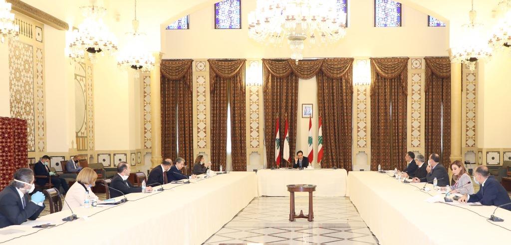 الرئيس دياب ترأس اجتماع اللجنة المكلفة وضع آلية جديدة للتعيينات الإدارية