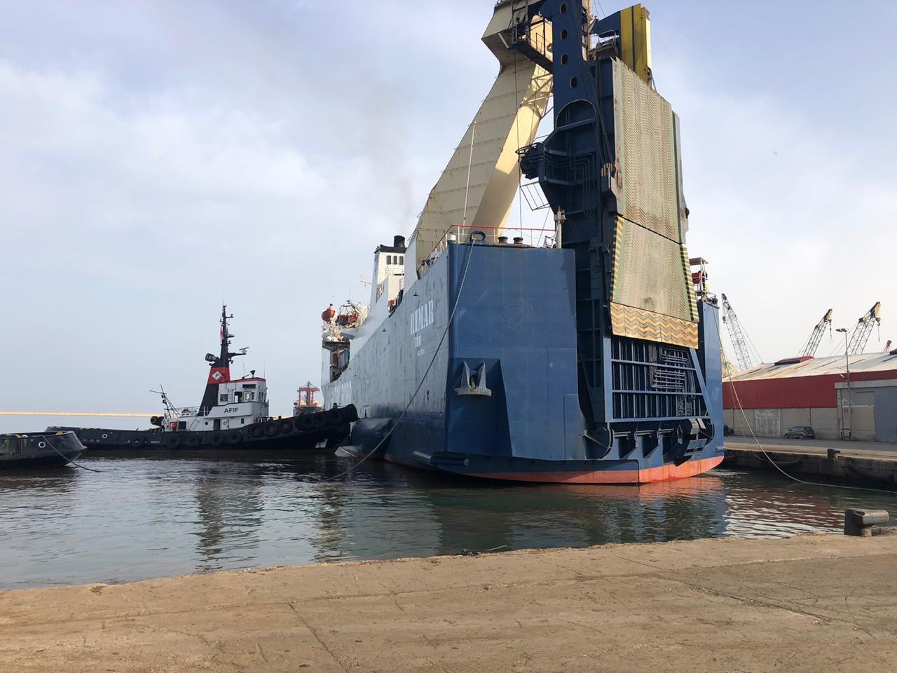 وصول السائقين اللبنانيين العائدين من العراق الى مرفأ طرابلس