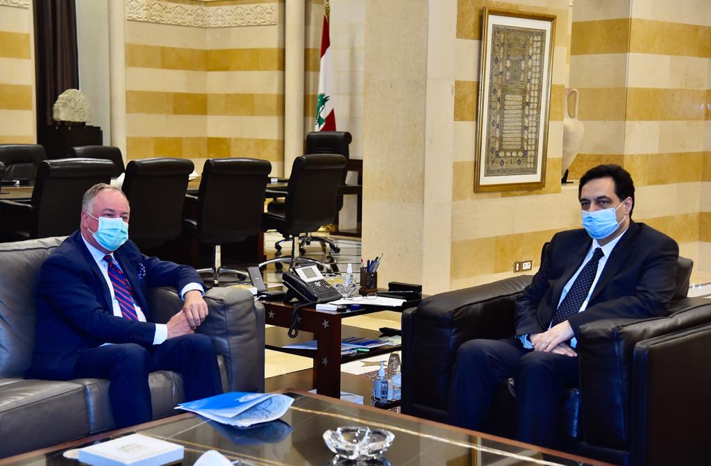 دياب عرض مع ديل كول التمديد لليونيفيل والخروق الإسرائيلية عند السياج الحدودي