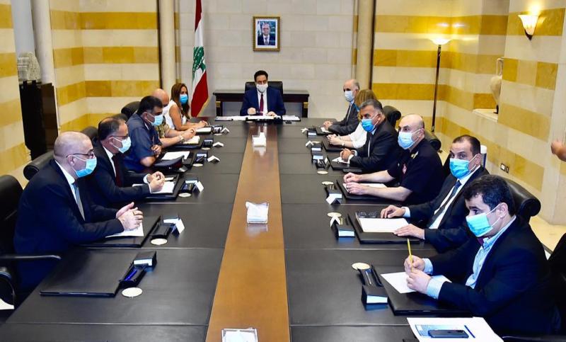 الرئيس دياب ترأس اجتماعا امنيا