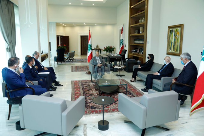 الرئيس عون استقبل وفداً من لجنة الرقابة على المصارف