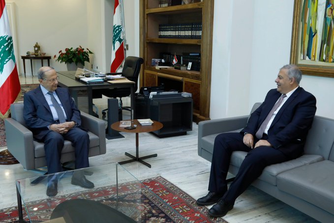 الرئيس عون استقبل محافظ بيروت القاضي مروان عبود لمناسبة تعيينه