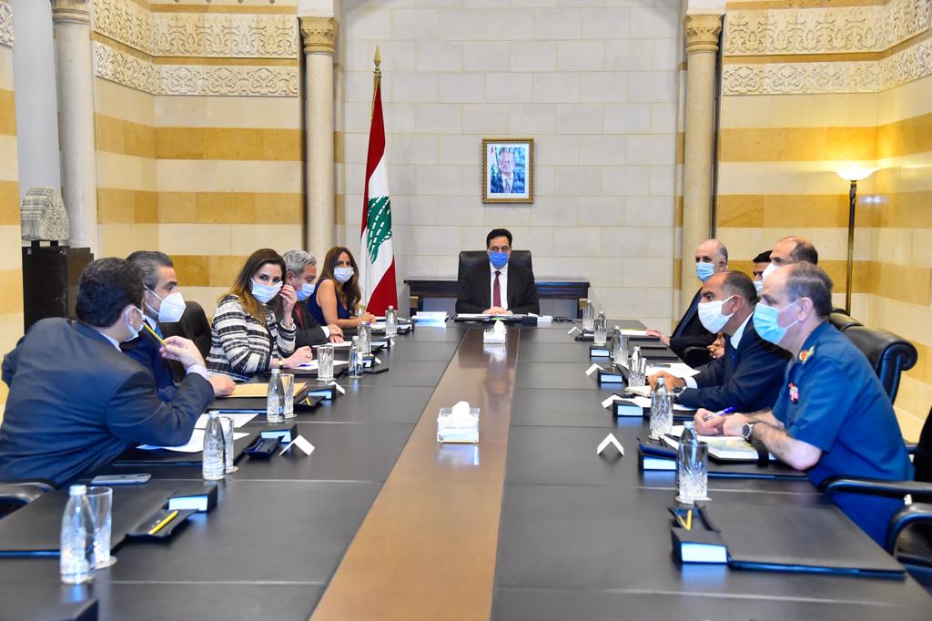 دياب ترأس اجتماعا للجنة متابعة كورونا