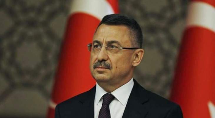 نائب الرئيس التركي من بعبدا: تركيا مستعدة لإعادة بناء مرفأ بيروت من جديد