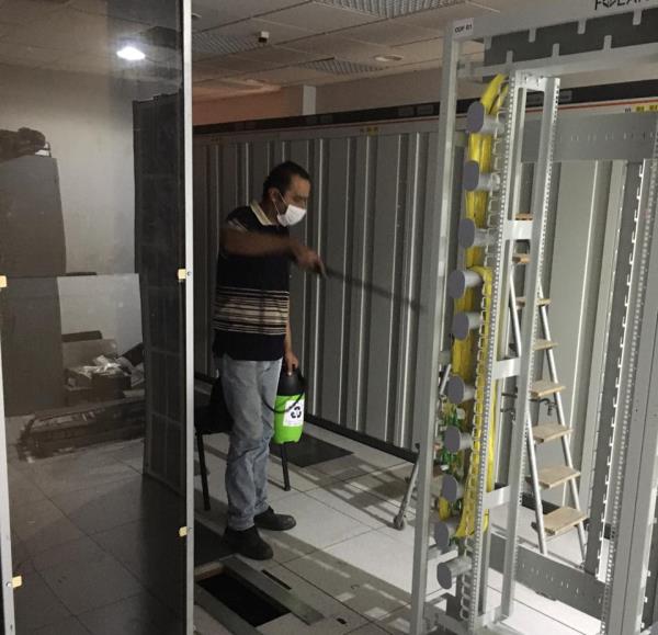 تعقيم مركزي أوجيرو وLIBANPOST بعد تسجيل 4 اصابات