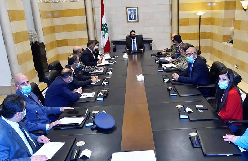 دياب ترأس اجتماعا امنيا امس