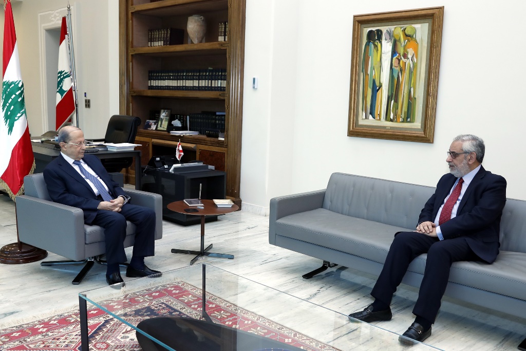 عون عرض مع بقرادونيان مسار تشكيل الحكومة