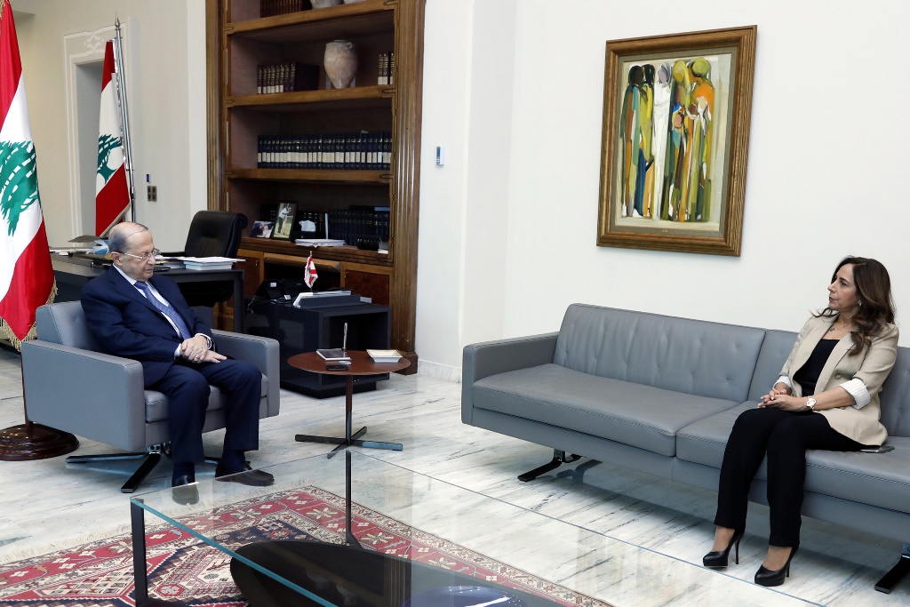 عون اطلع من عكر على نتائج زيارتها للعراق