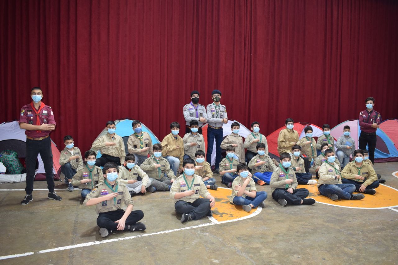 مخيم كشفي داخلي لكشافة المشاريع