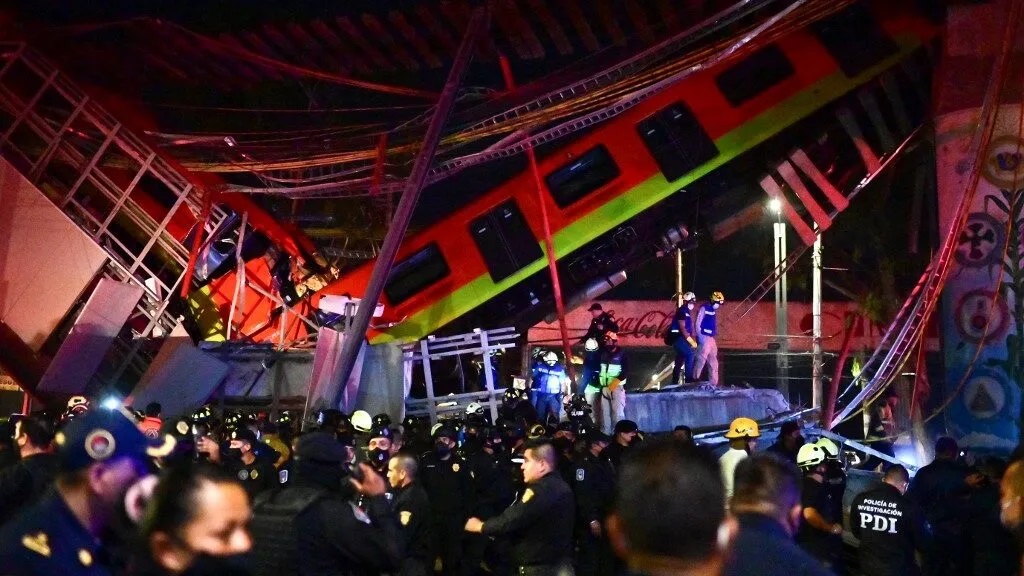 مقتل 13 شخصا وإصابة نحو 70 آخرين في حادث المترو في مكسيكو