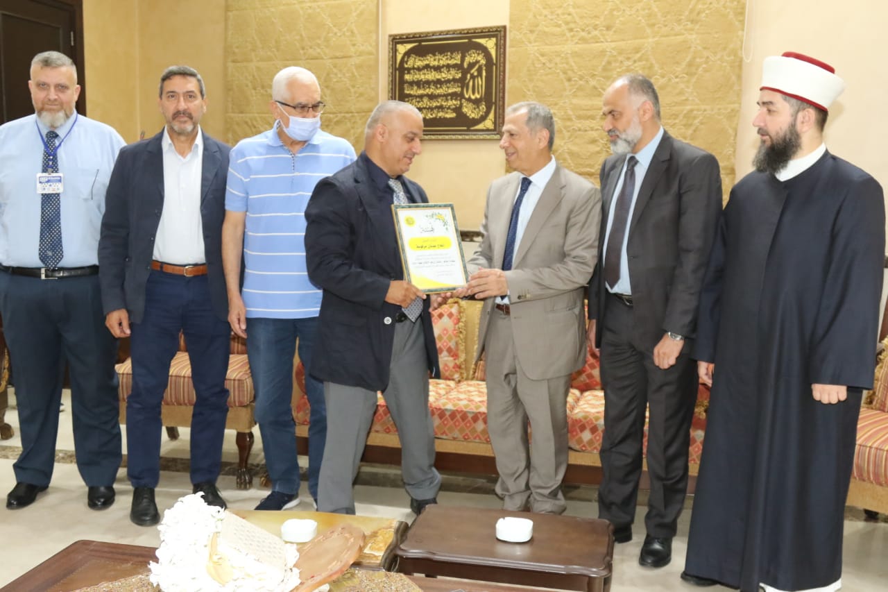 نادي المشاريع يكرم الرباع العالمي عدنان مرفوسة