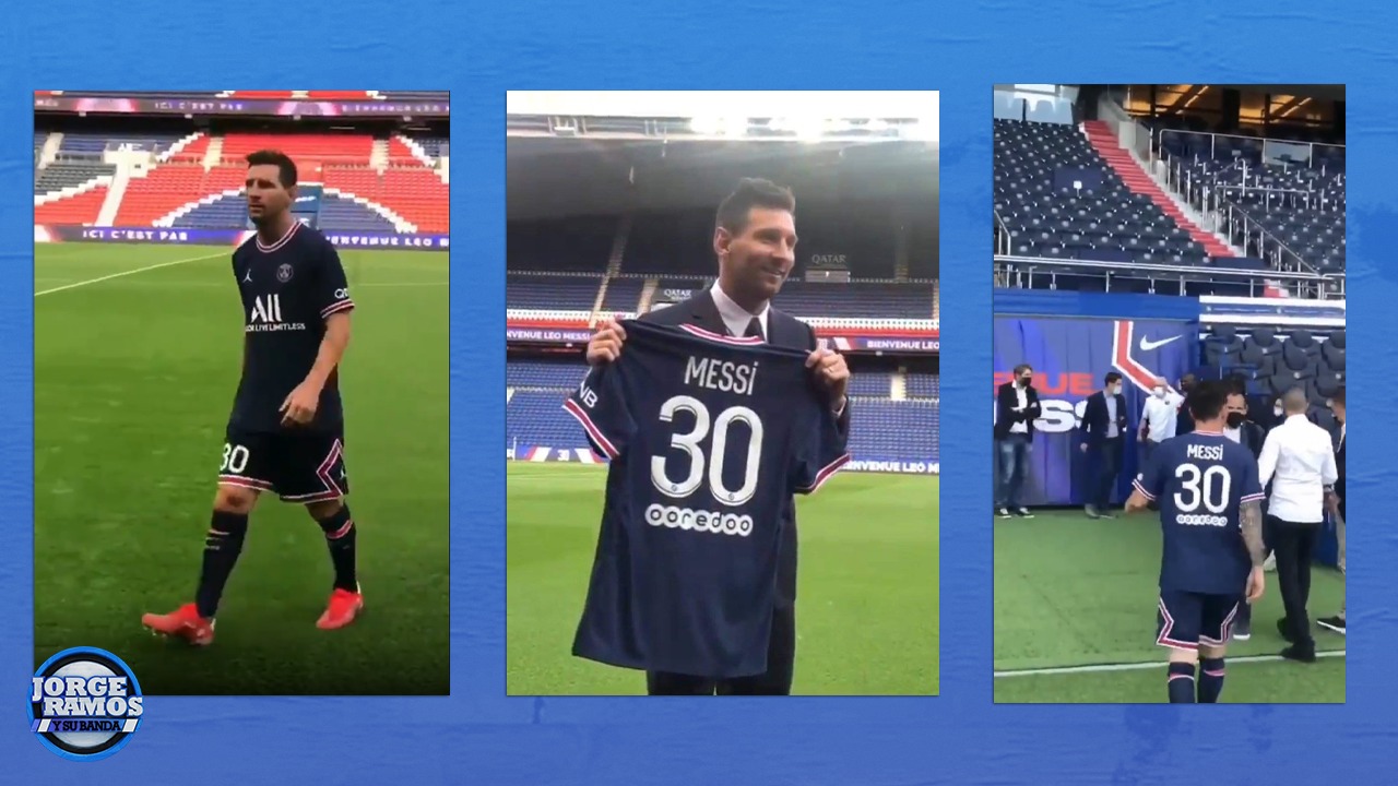 وسط استقبال المئات من مشجعي باري سان جيرمان , ميسي يصل إلى باريس ويجتاز الفحص الطبي بنجاح .