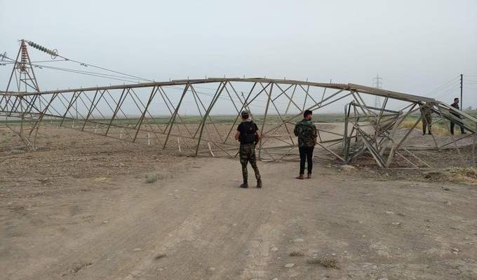 وزارة الكهرباء العراقية: إستهداف برج لنقل الطاقة بعبوة ناسفة جنوبي تكريت