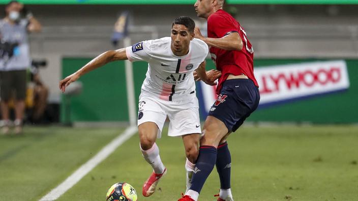 كأس السوبر الفرنسية في كرة القدم : صافرات الإستهجان تنهال على أشرف حكيمي في تل ابيب .