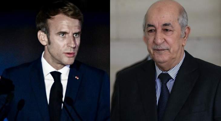 ماكرون وتبون بحثا الأوضاع في ليبيا ومنطقة الساحل