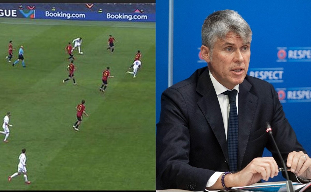 الإتحاد الأوروبي لكرة القدم يوصي بإعادة صياغة قانون التسلّل بعد هدف مبابي المثير للجدل , في نهائي دوري الأمم .