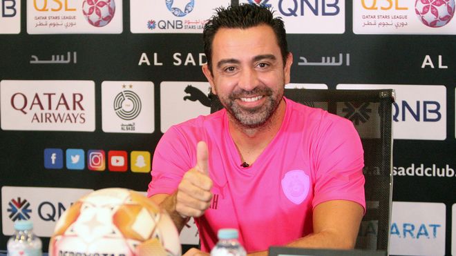 السدّ القطري يوافق على رحيل تشافي لتدريب برشلونة , بشرط .