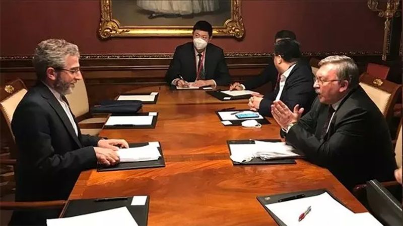 إجتماع ثلاثي إيراني روسي صيني في فيينا.