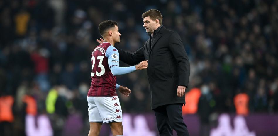 ستيفن جيرارد مدرّب أستون فيلا : فشل كوتينيو في برشلونة يعود لأسباب نفسية .